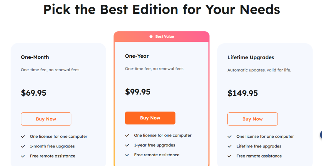 easeus pricing plan
